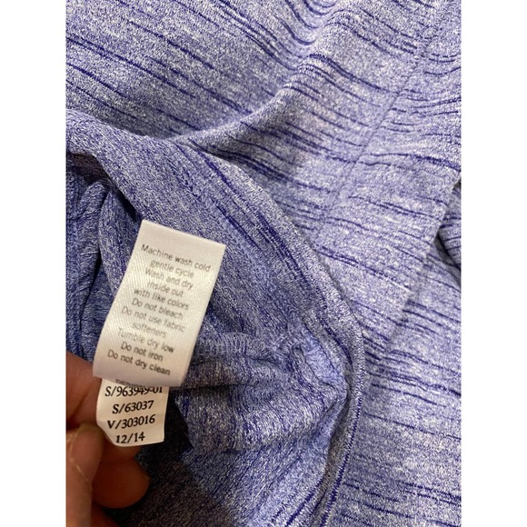 Athleta Heavenly Hail Amalfi Blue Heathered 1/4 Zip Thumbholes Hoodie XS - Picture 5 of 7